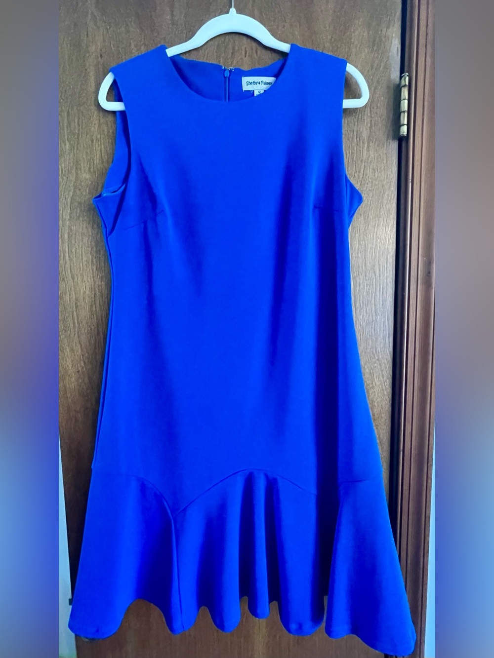 Shelby & Palmer Cobalt Blue Sleeveless Flare Hem Dress | Size 12